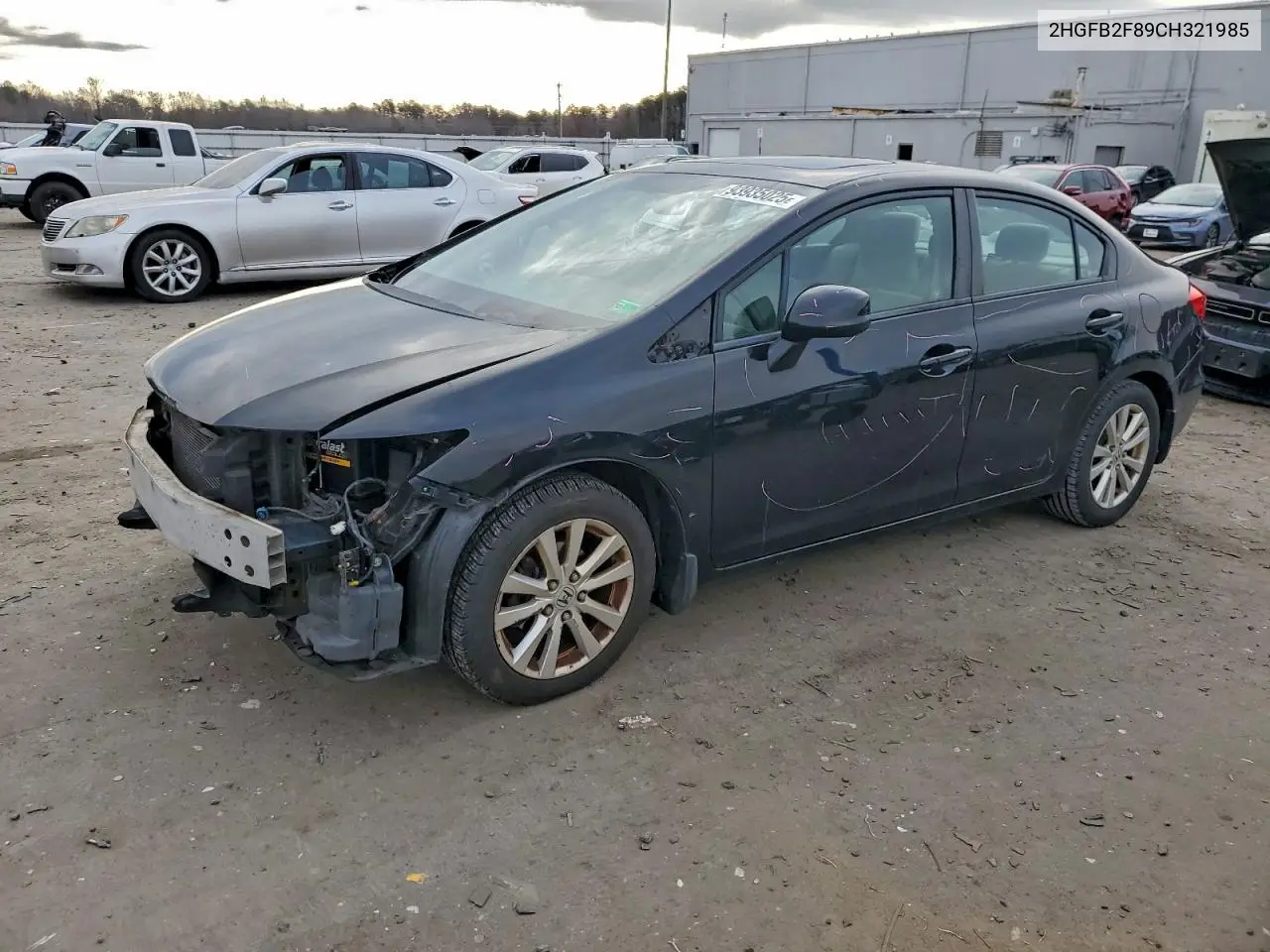 2HGFB2F89CH321985 2012 Honda Civic Ex