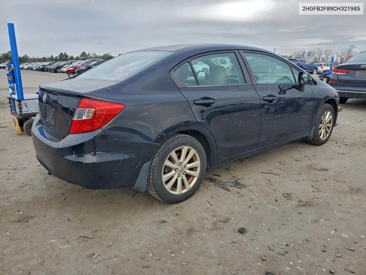 2HGFB2F89CH321985 2012 Honda Civic Ex
