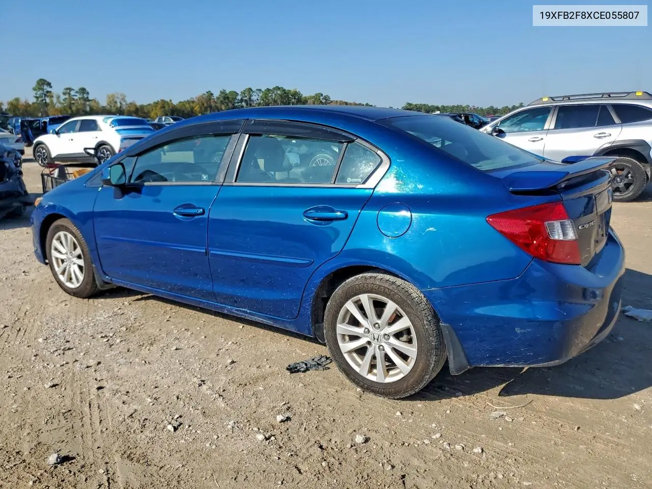 19XFB2F8XCE055807 2012 Honda Civic Ex