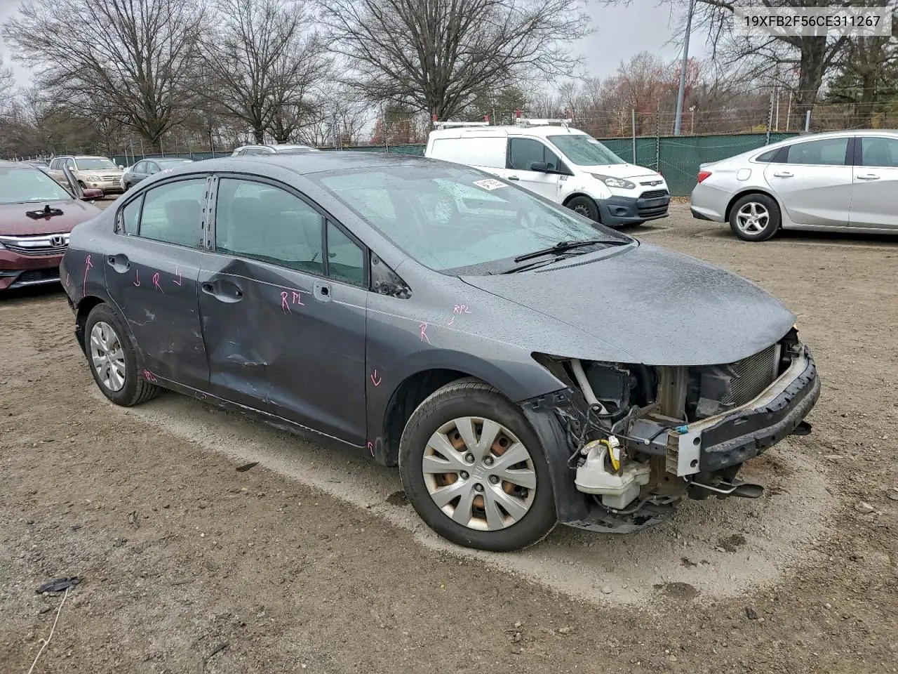 19XFB2F56CE311267 2012 Honda Civic Lx