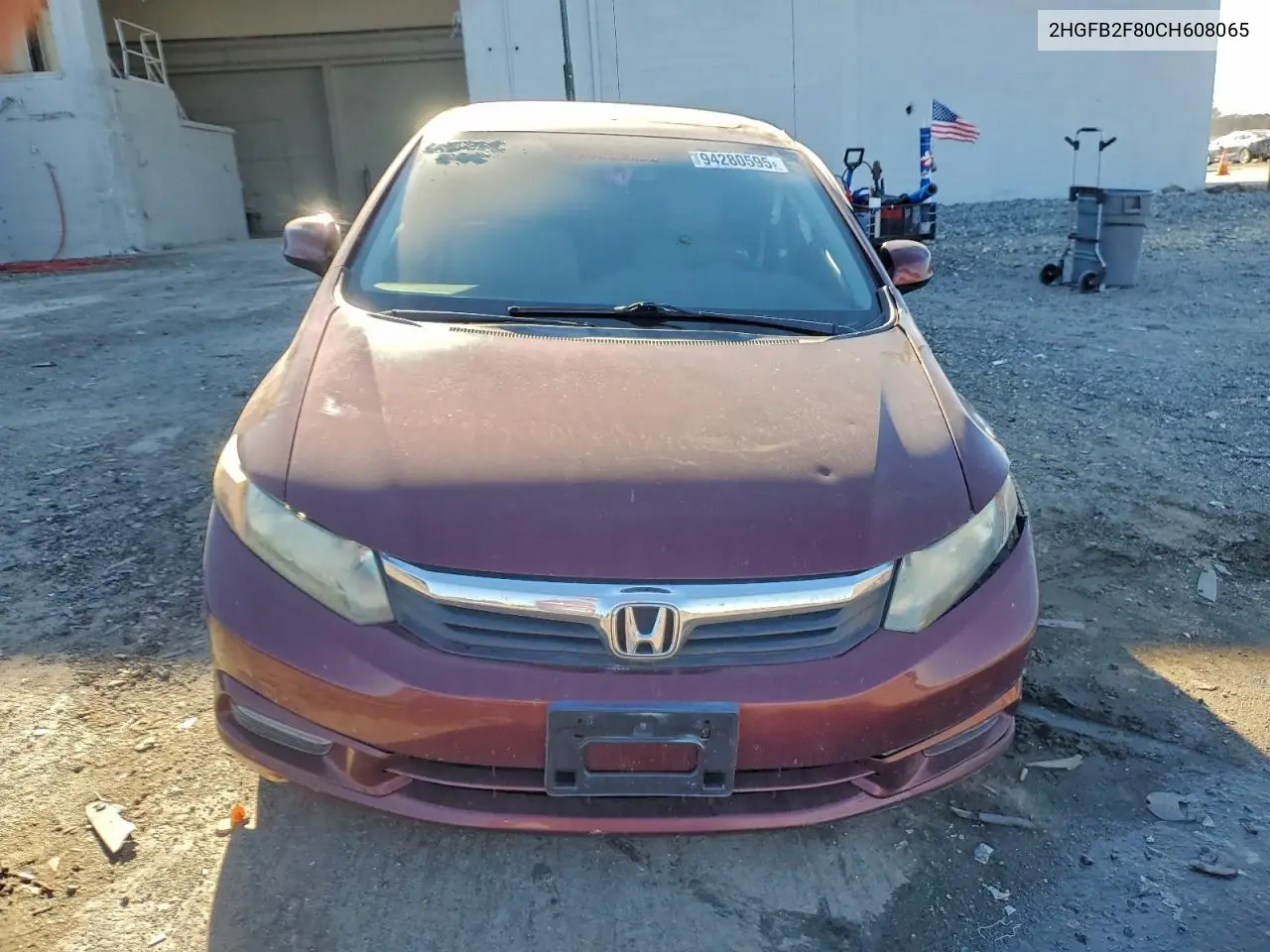 2HGFB2F80CH608065 2012 Honda Civic Ex