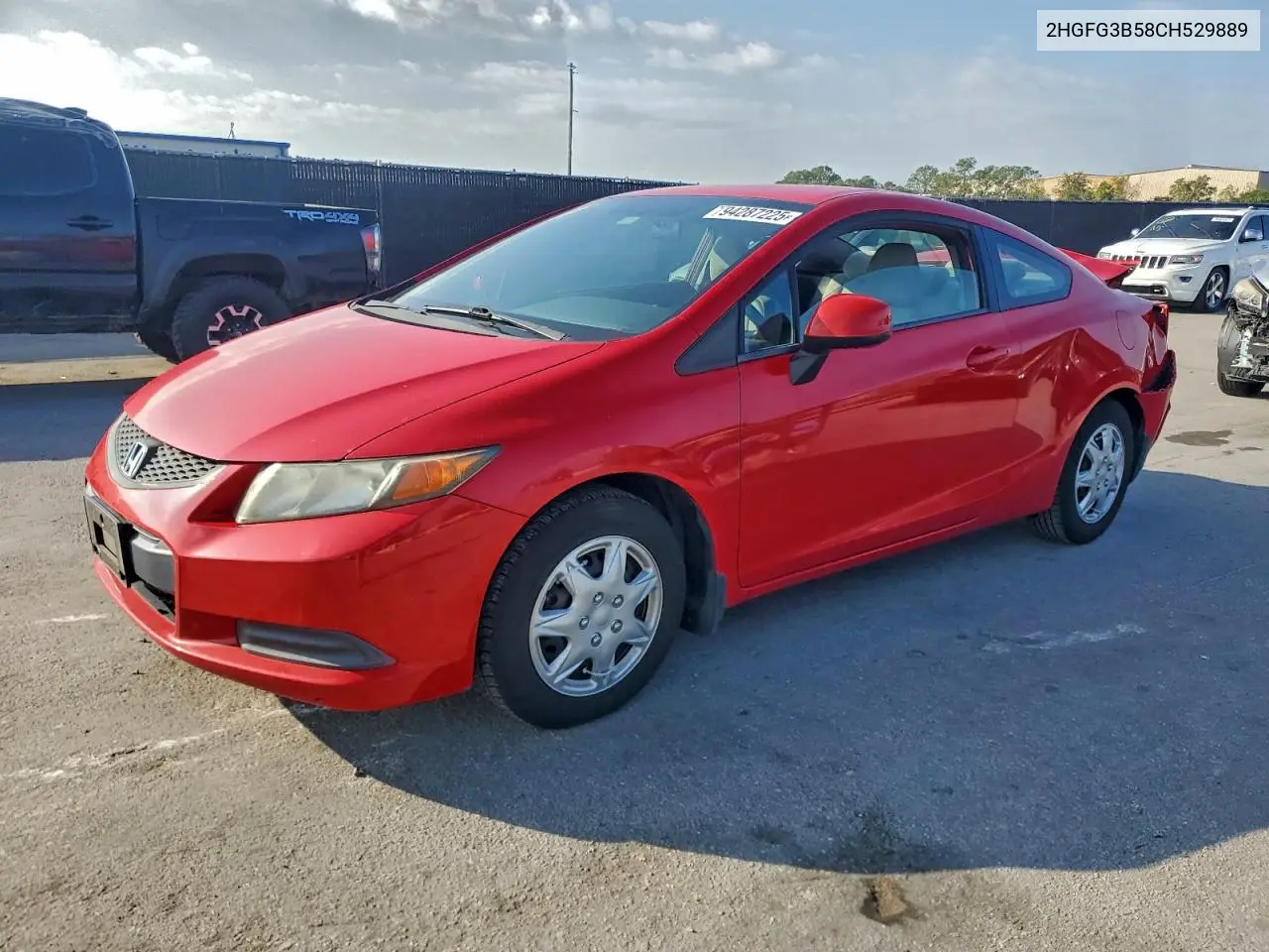 2HGFG3B58CH529889 2012 Honda Civic Lx