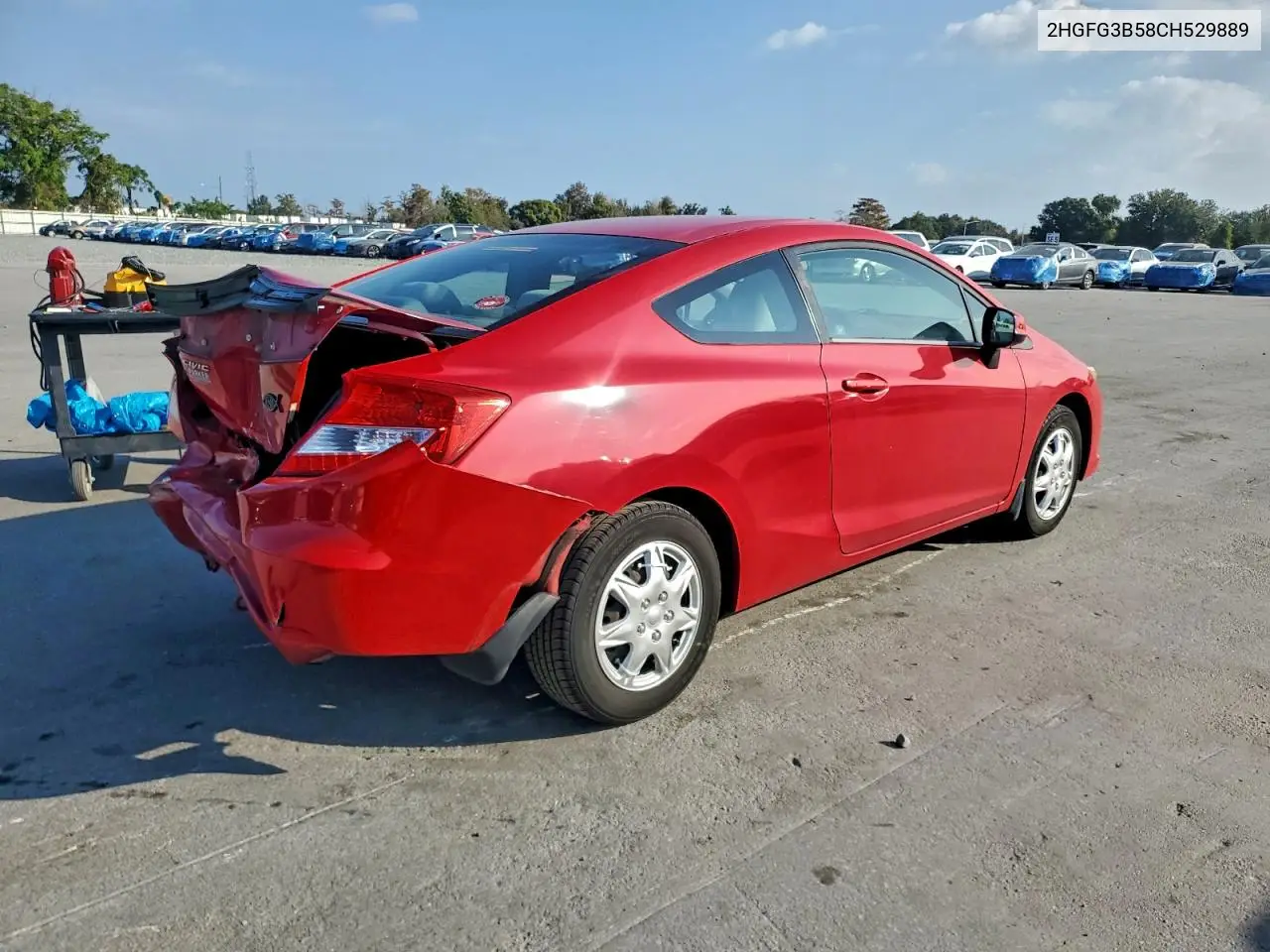 2HGFG3B58CH529889 2012 Honda Civic Lx