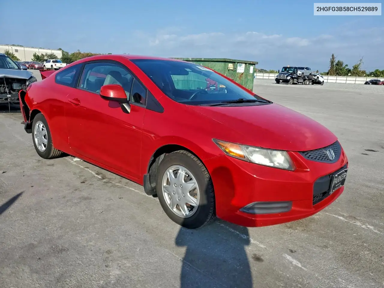 2HGFG3B58CH529889 2012 Honda Civic Lx