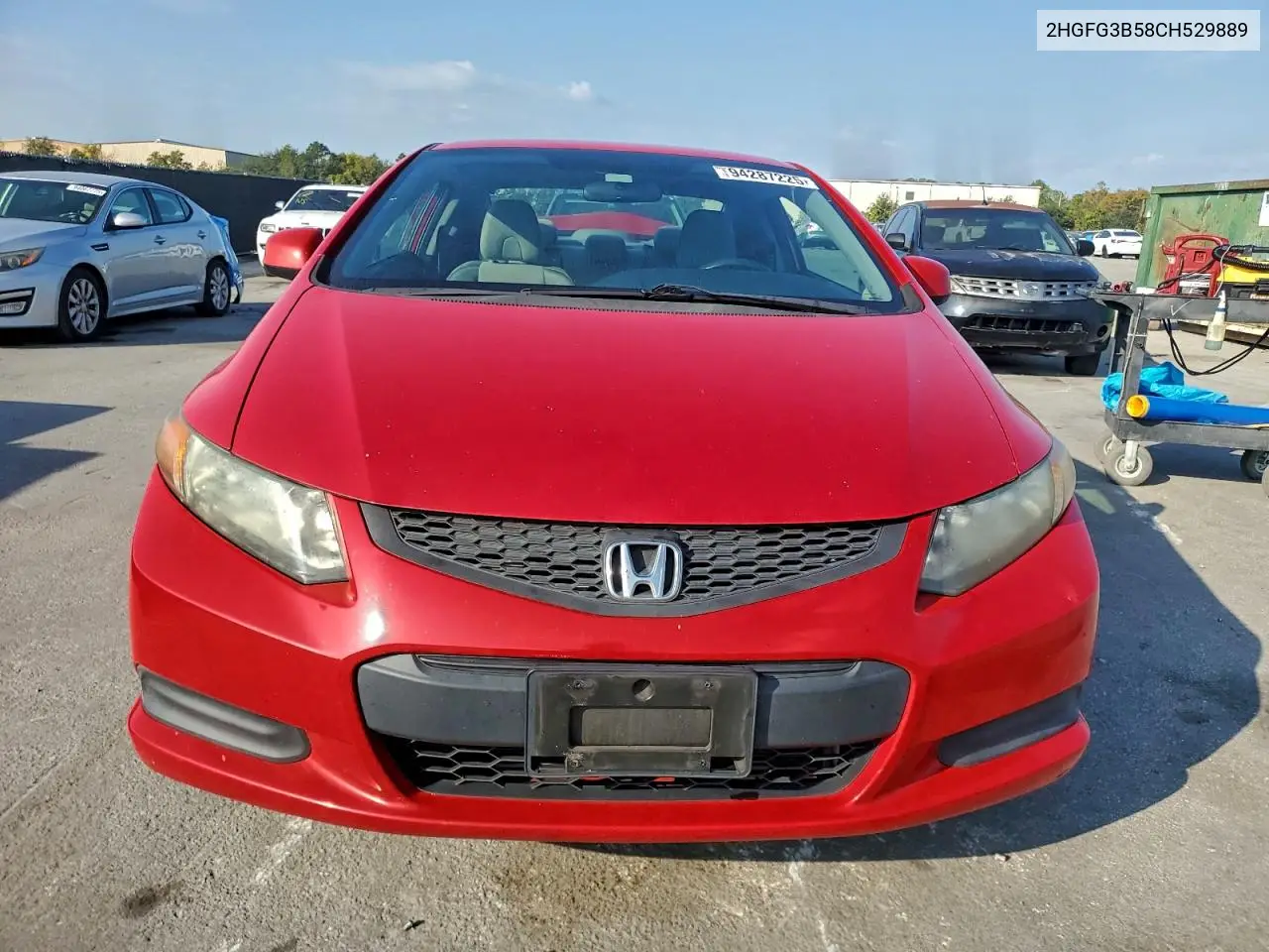 2HGFG3B58CH529889 2012 Honda Civic Lx