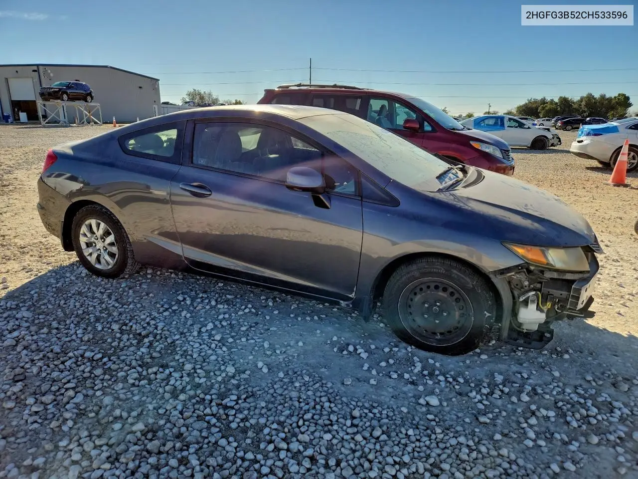 2HGFG3B52CH533596 2012 Honda Civic Lx