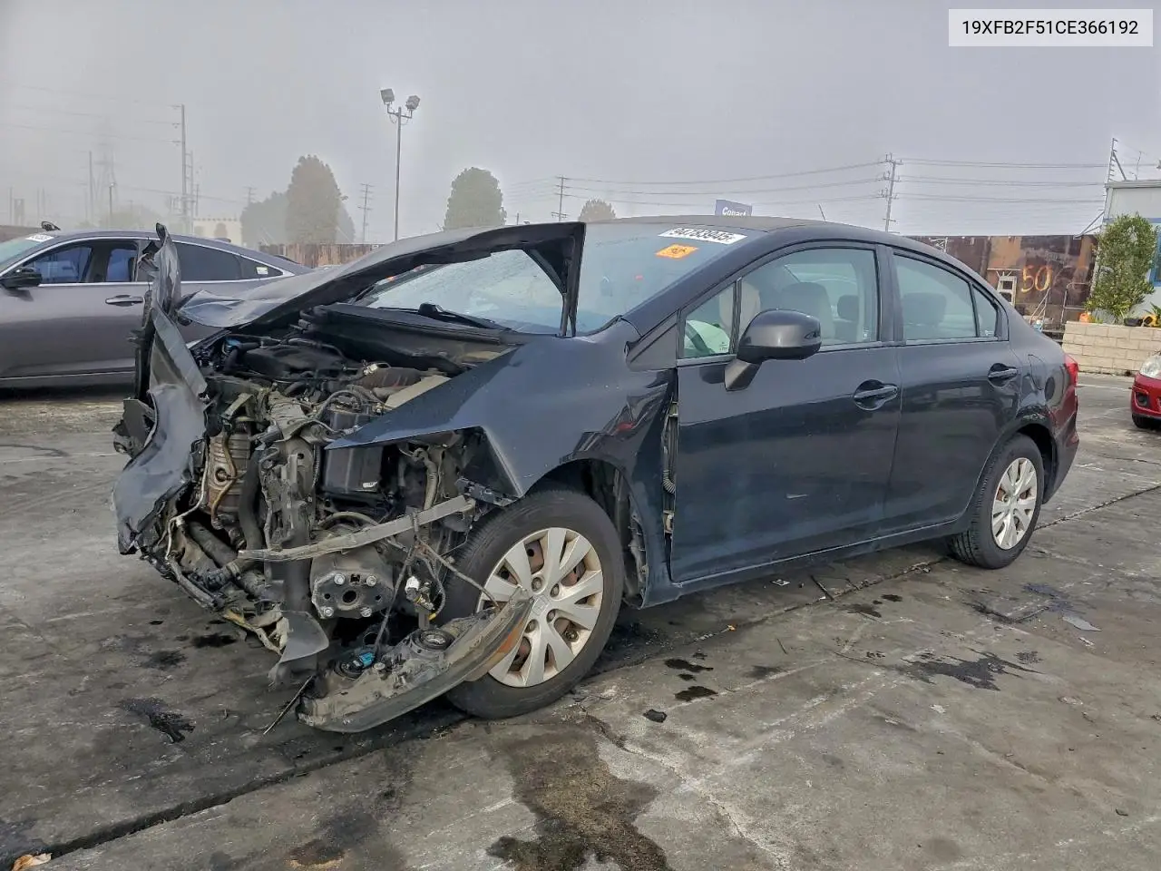 19XFB2F51CE366192 2012 Honda Civic Lx