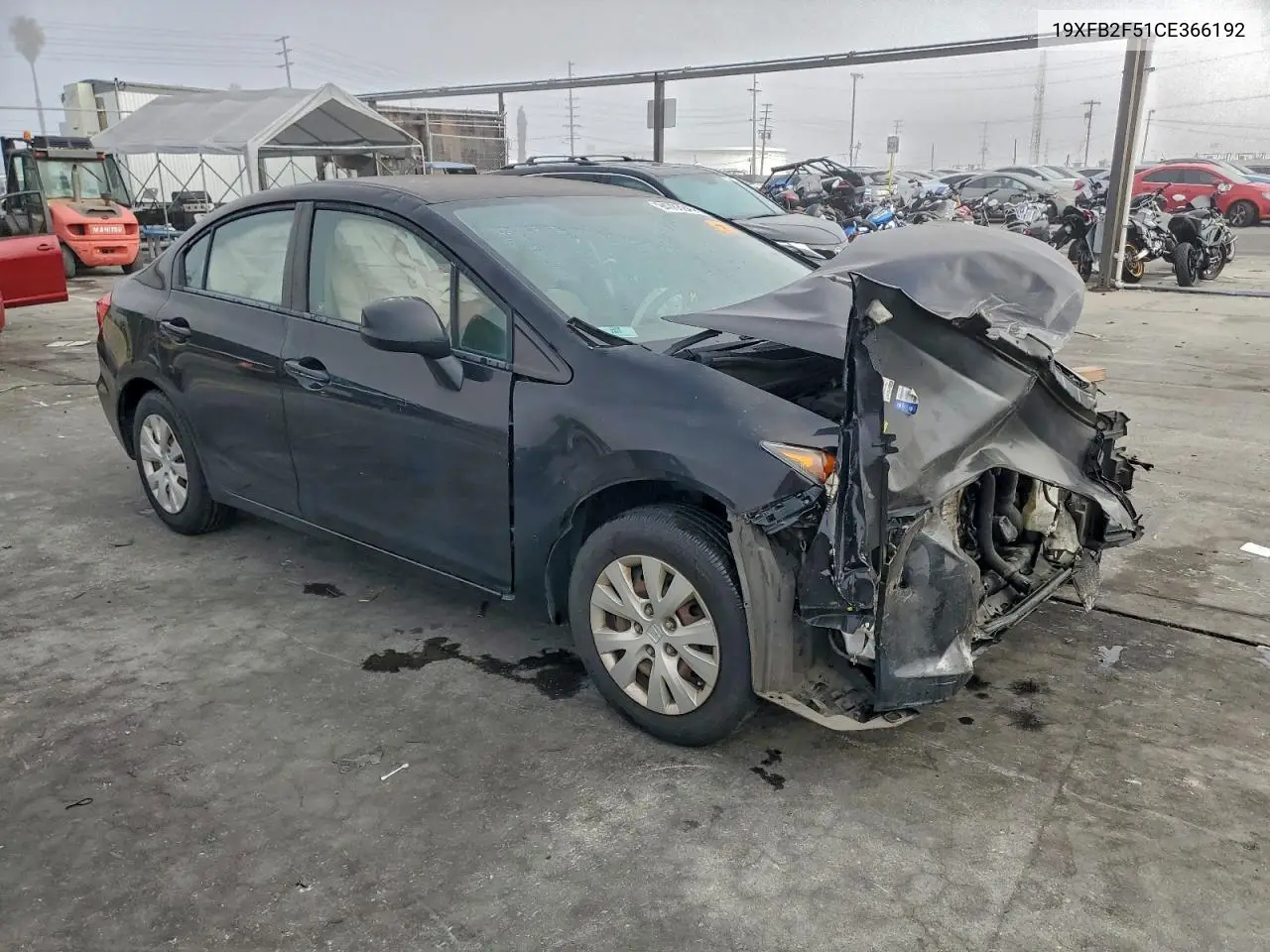 19XFB2F51CE366192 2012 Honda Civic Lx