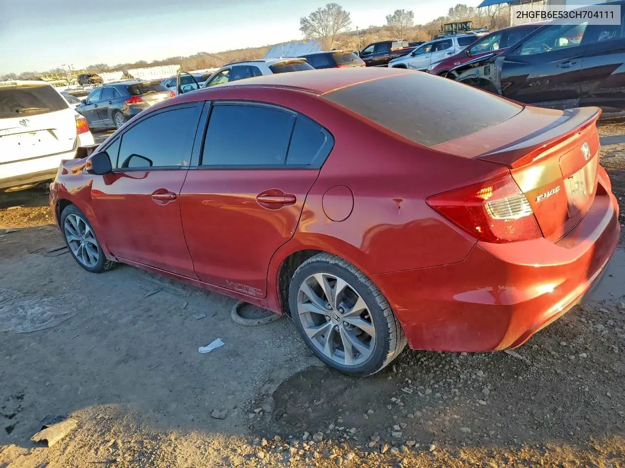 2HGFB6E53CH704111 2012 Honda Civic Si