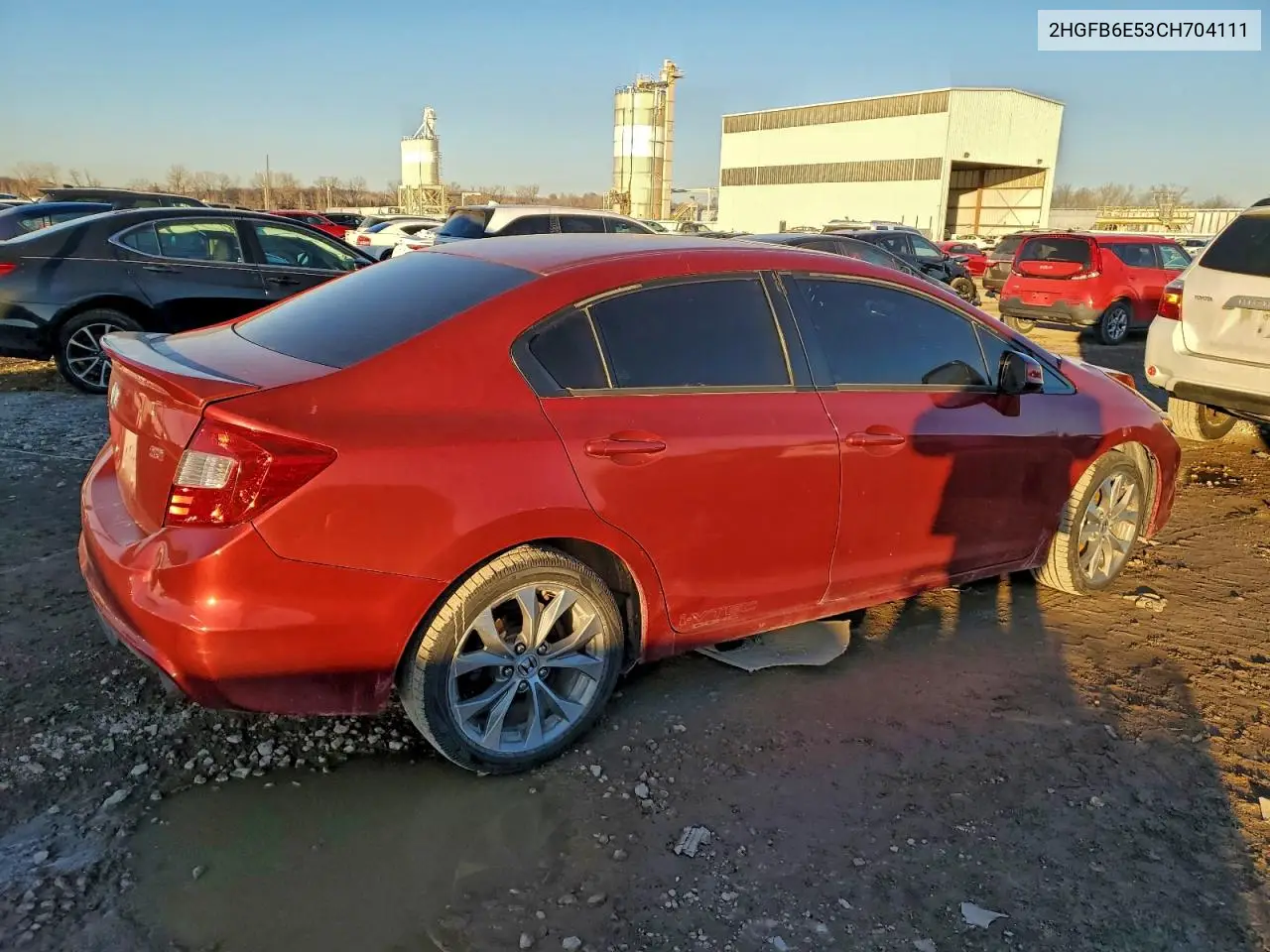 2HGFB6E53CH704111 2012 Honda Civic Si