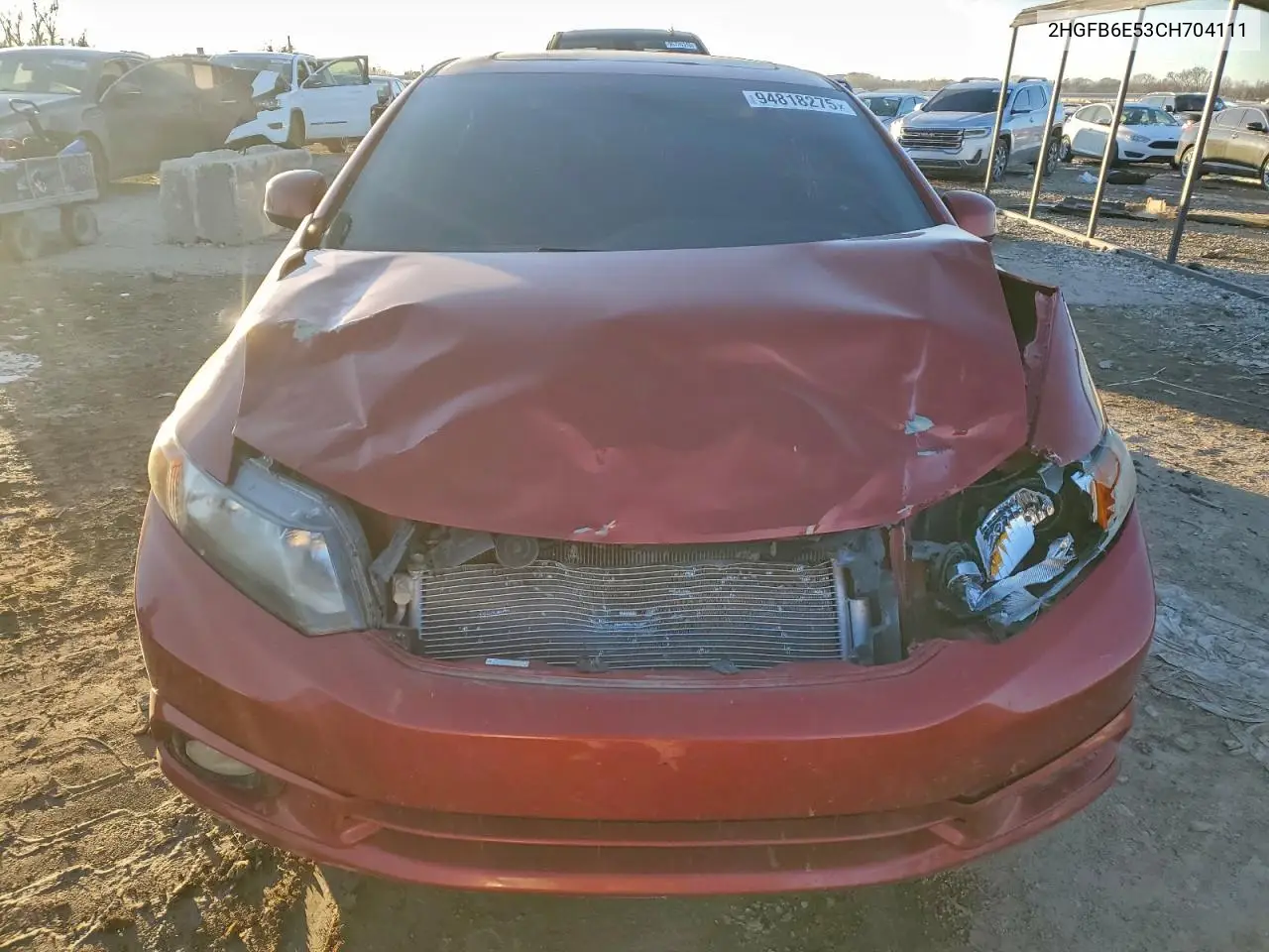 2HGFB6E53CH704111 2012 Honda Civic Si