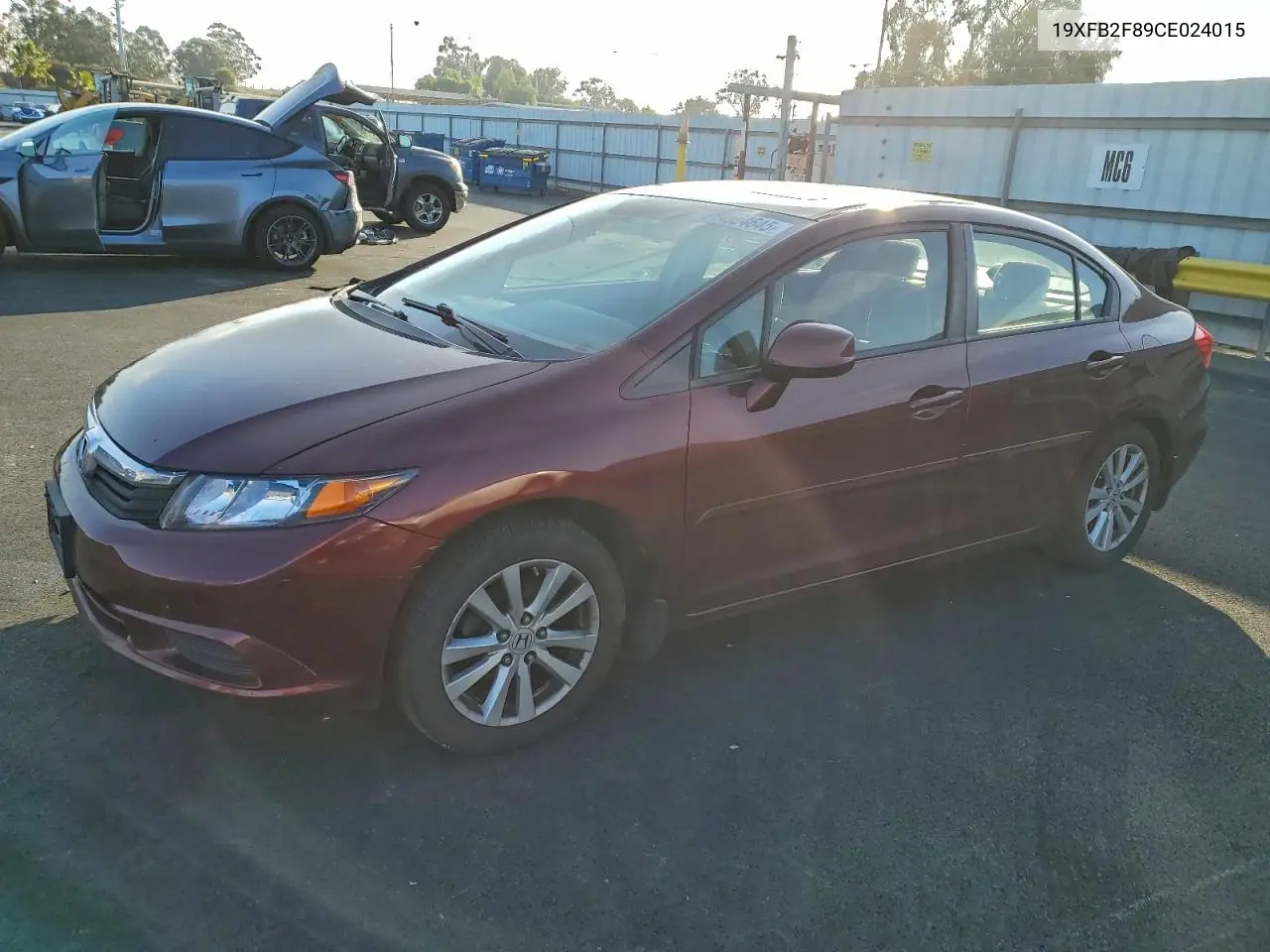 19XFB2F89CE024015 2012 Honda Civic Ex