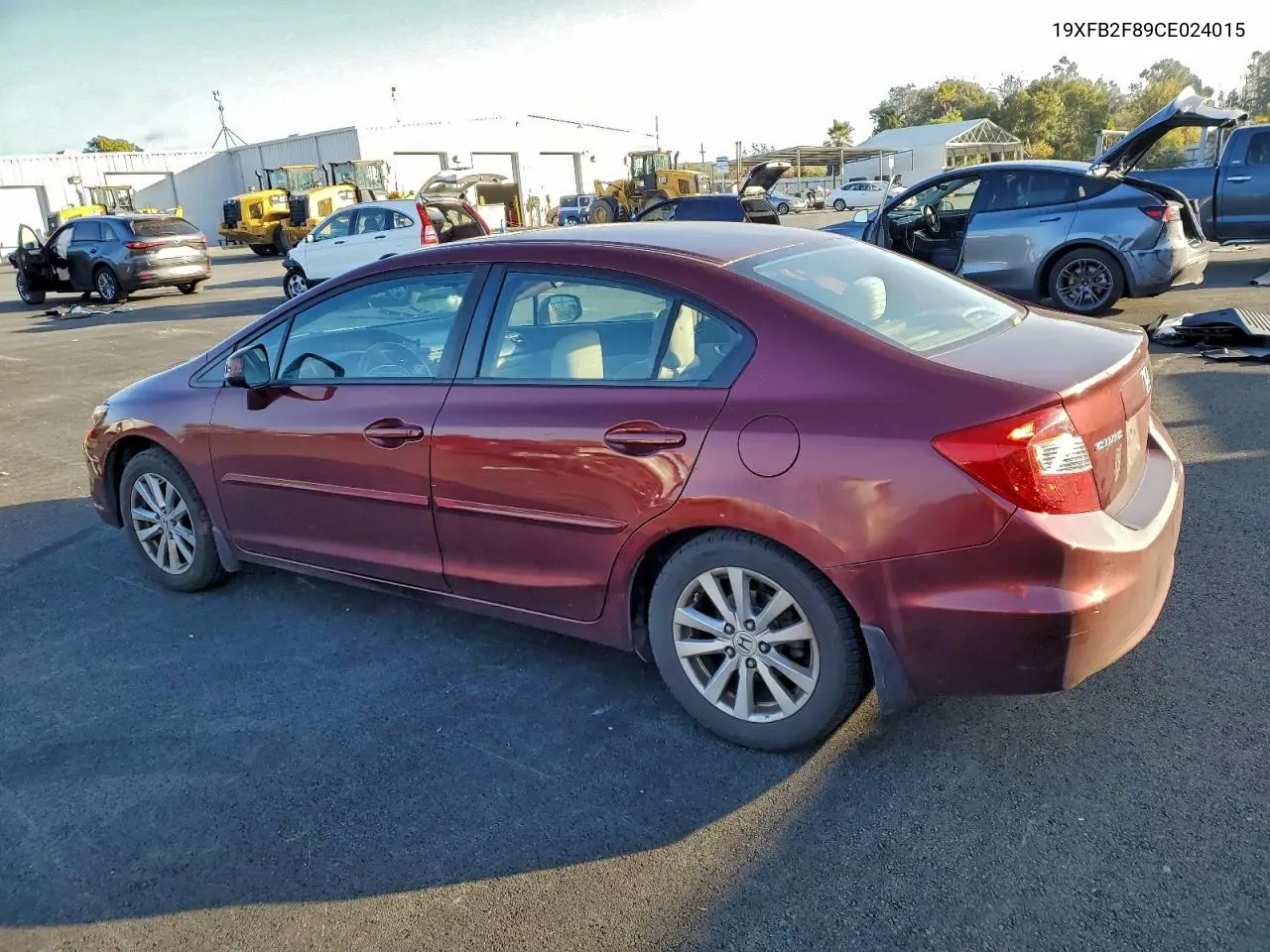19XFB2F89CE024015 2012 Honda Civic Ex
