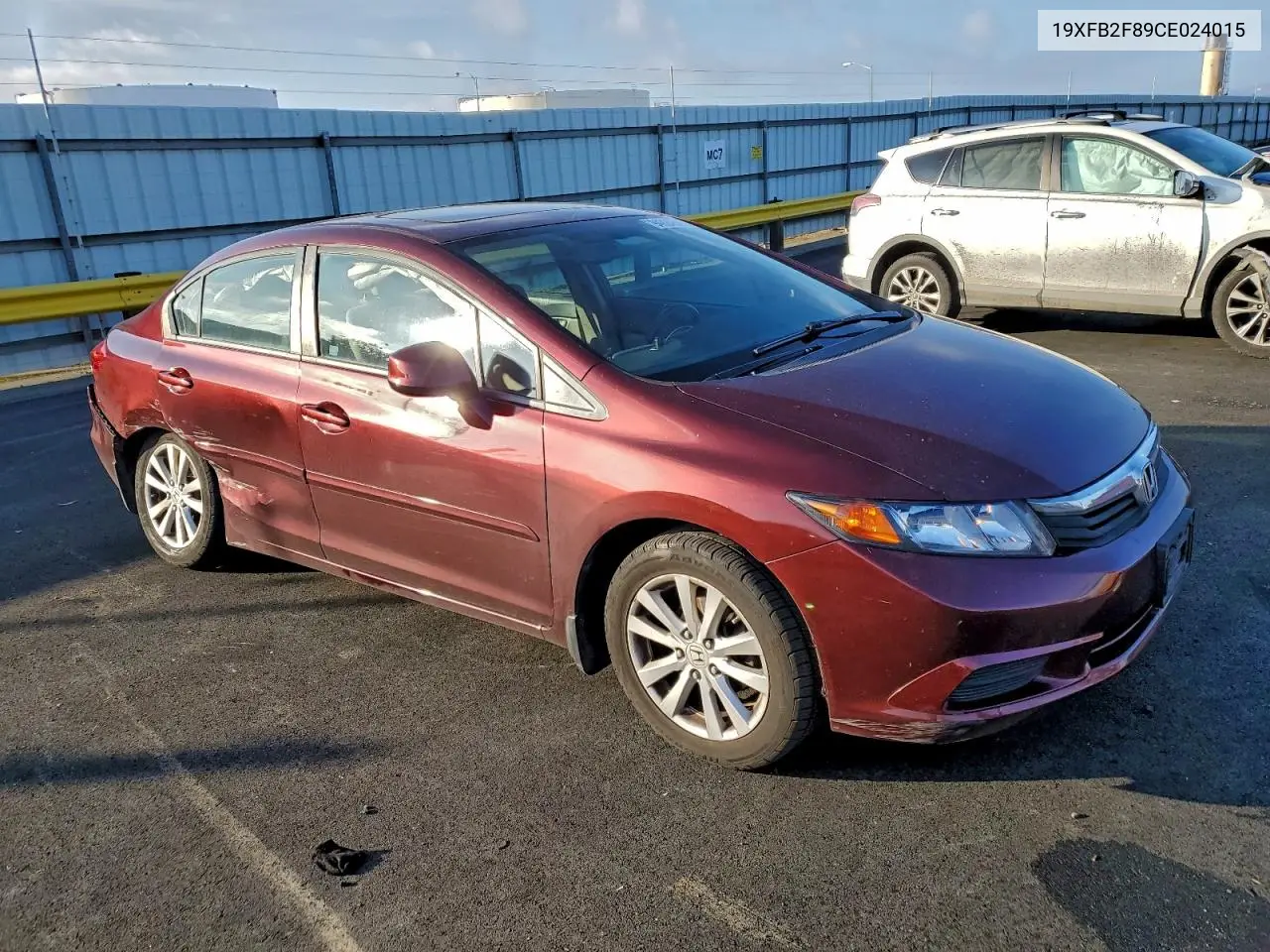 19XFB2F89CE024015 2012 Honda Civic Ex
