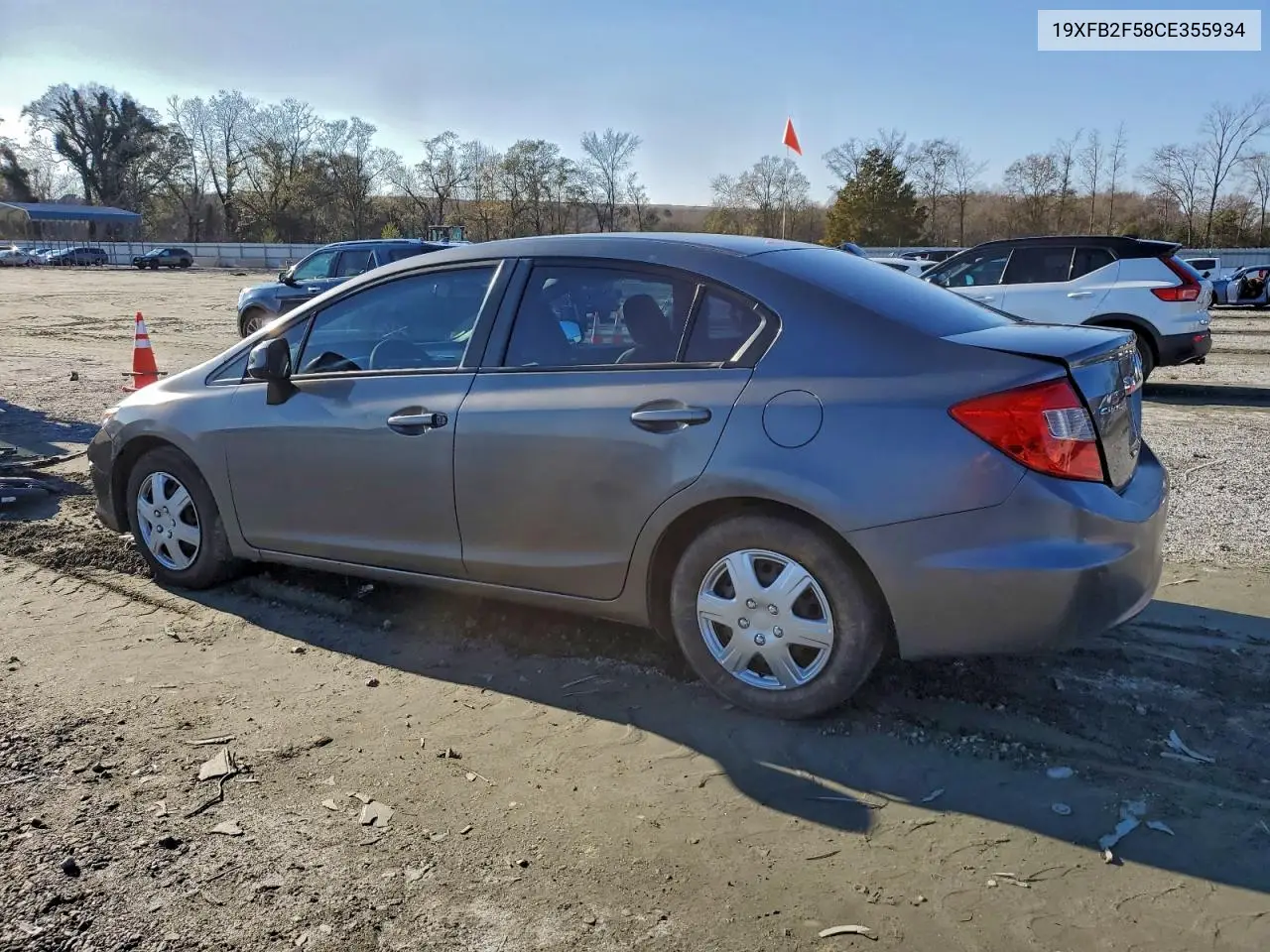 19XFB2F58CE355934 2012 Honda Civic Lx