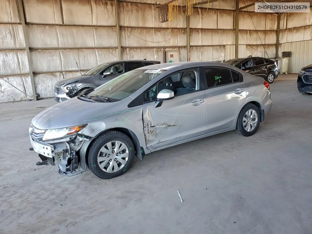 2HGFB2F51CH310579 2012 Honda Civic Lx
