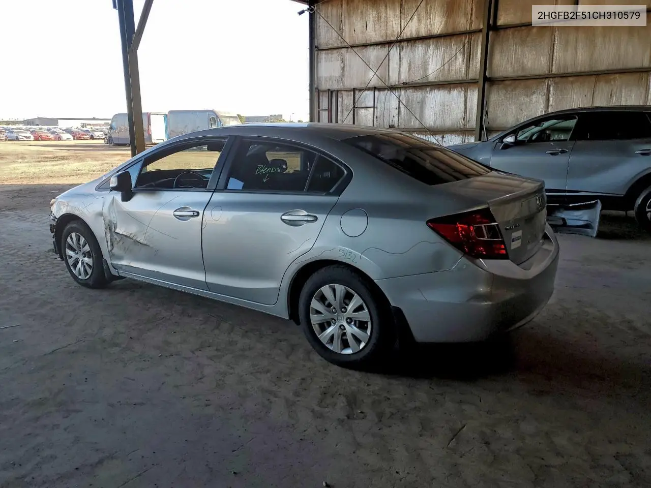 2HGFB2F51CH310579 2012 Honda Civic Lx