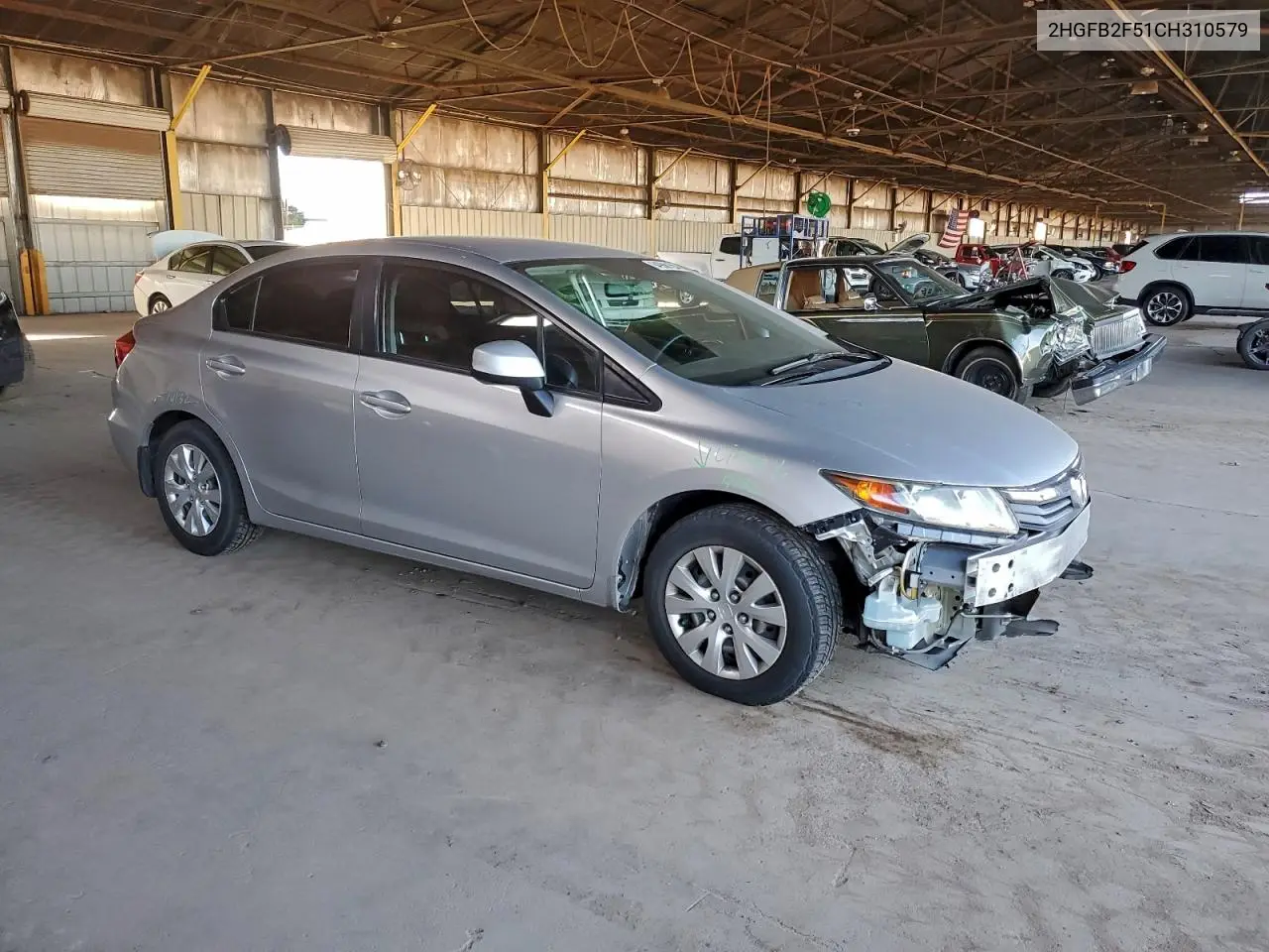 2HGFB2F51CH310579 2012 Honda Civic Lx