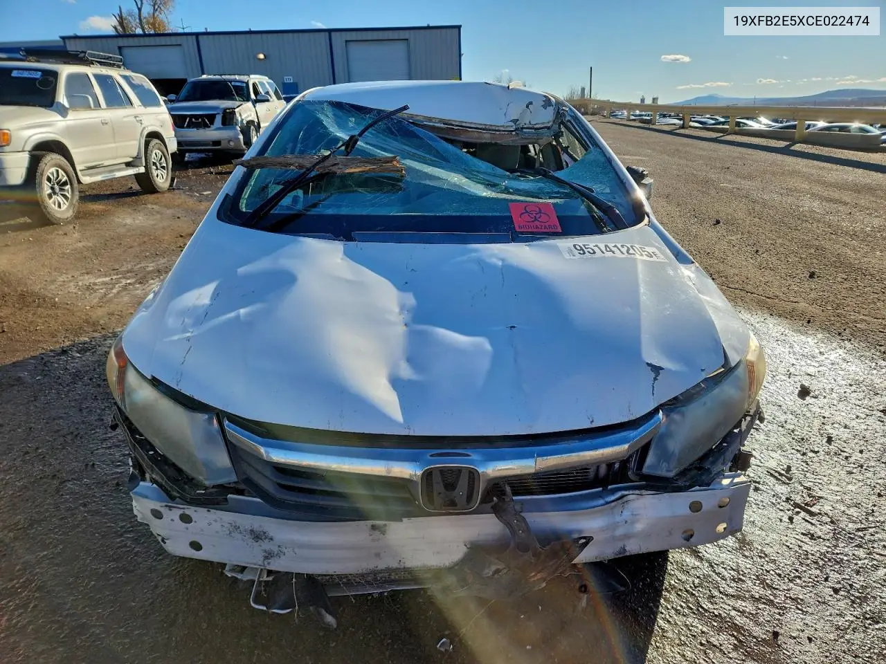 19XFB2E5XCE022474 2012 Honda Civic Lx