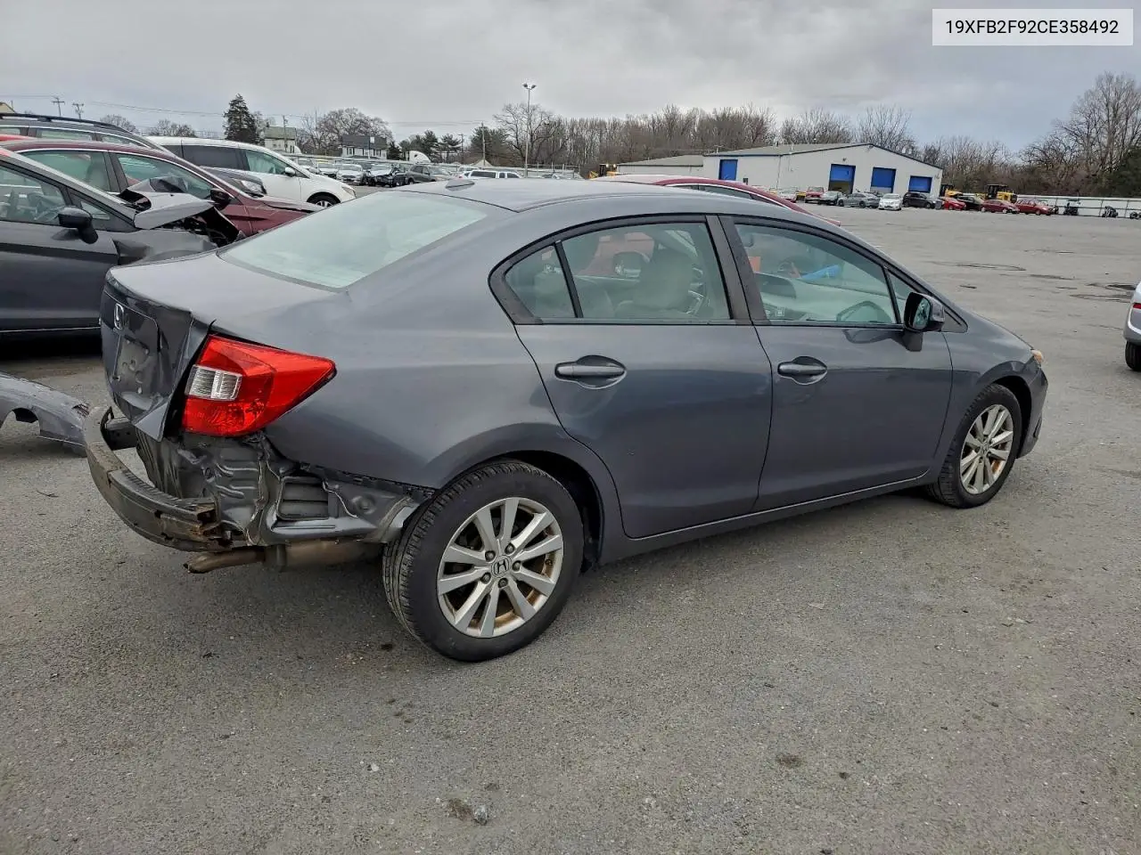 19XFB2F92CE358492 2012 Honda Civic Exl