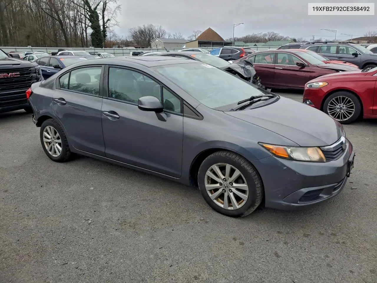 19XFB2F92CE358492 2012 Honda Civic Exl