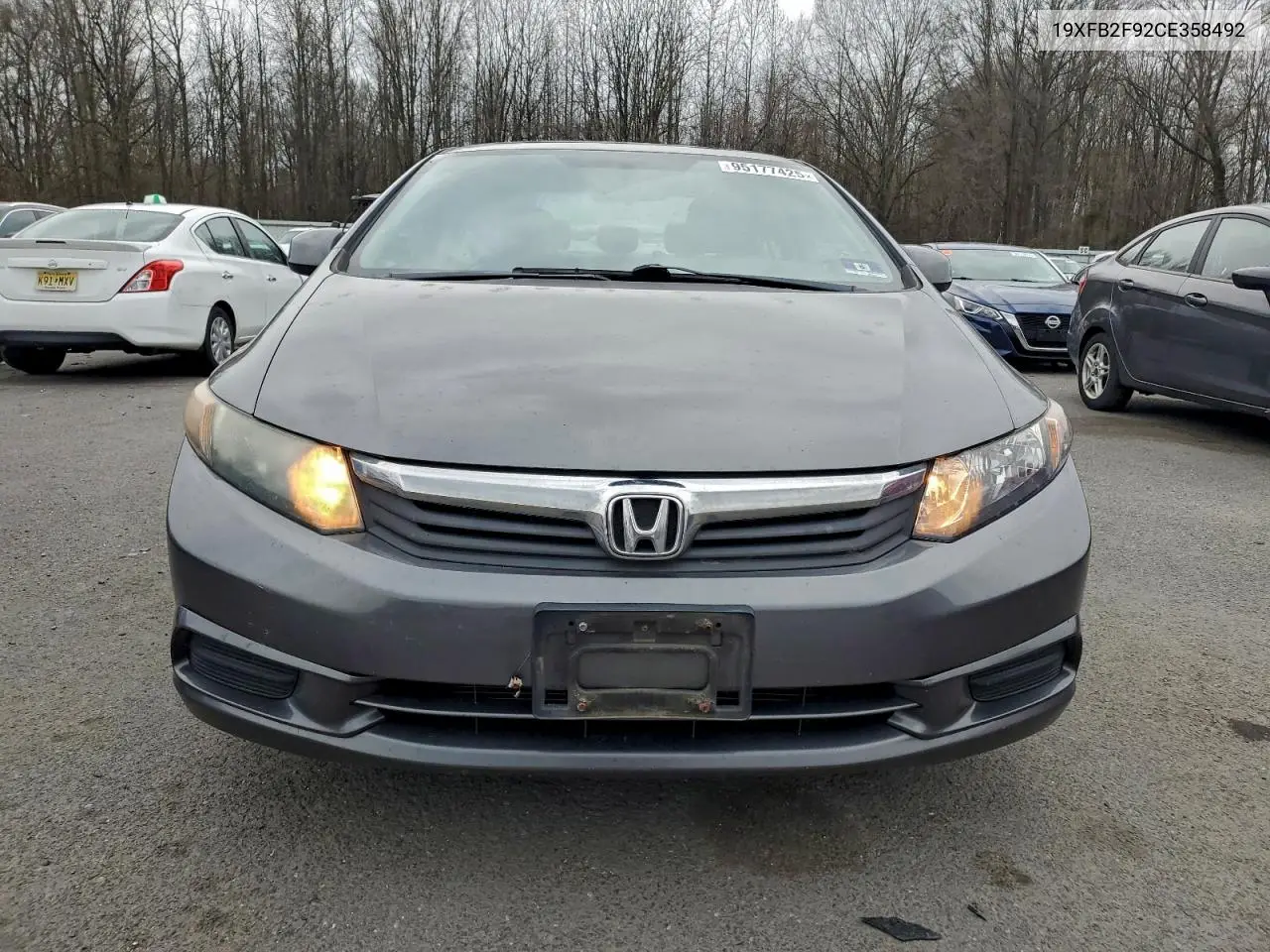 19XFB2F92CE358492 2012 Honda Civic Exl