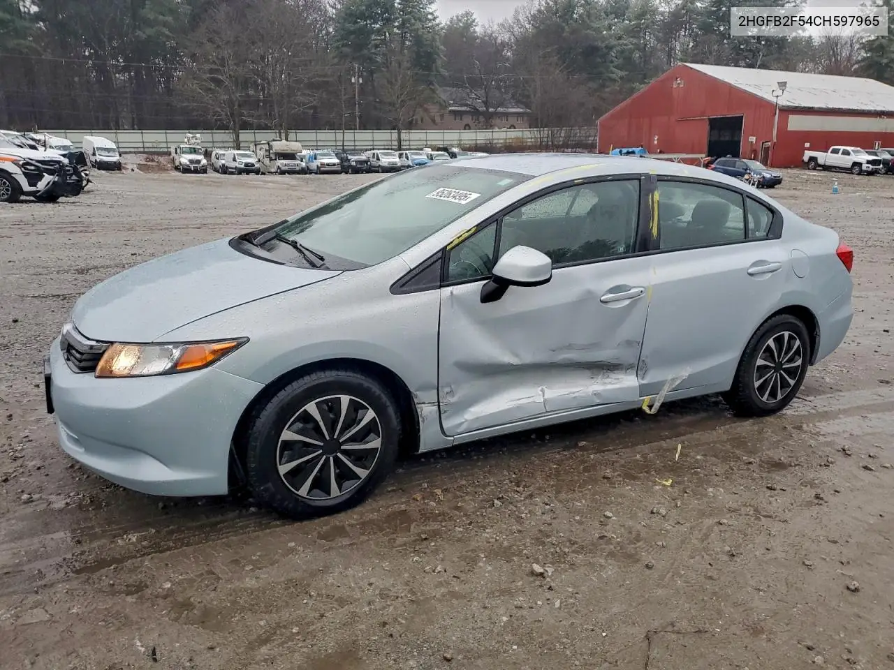 2HGFB2F54CH597965 2012 Honda Civic Lx