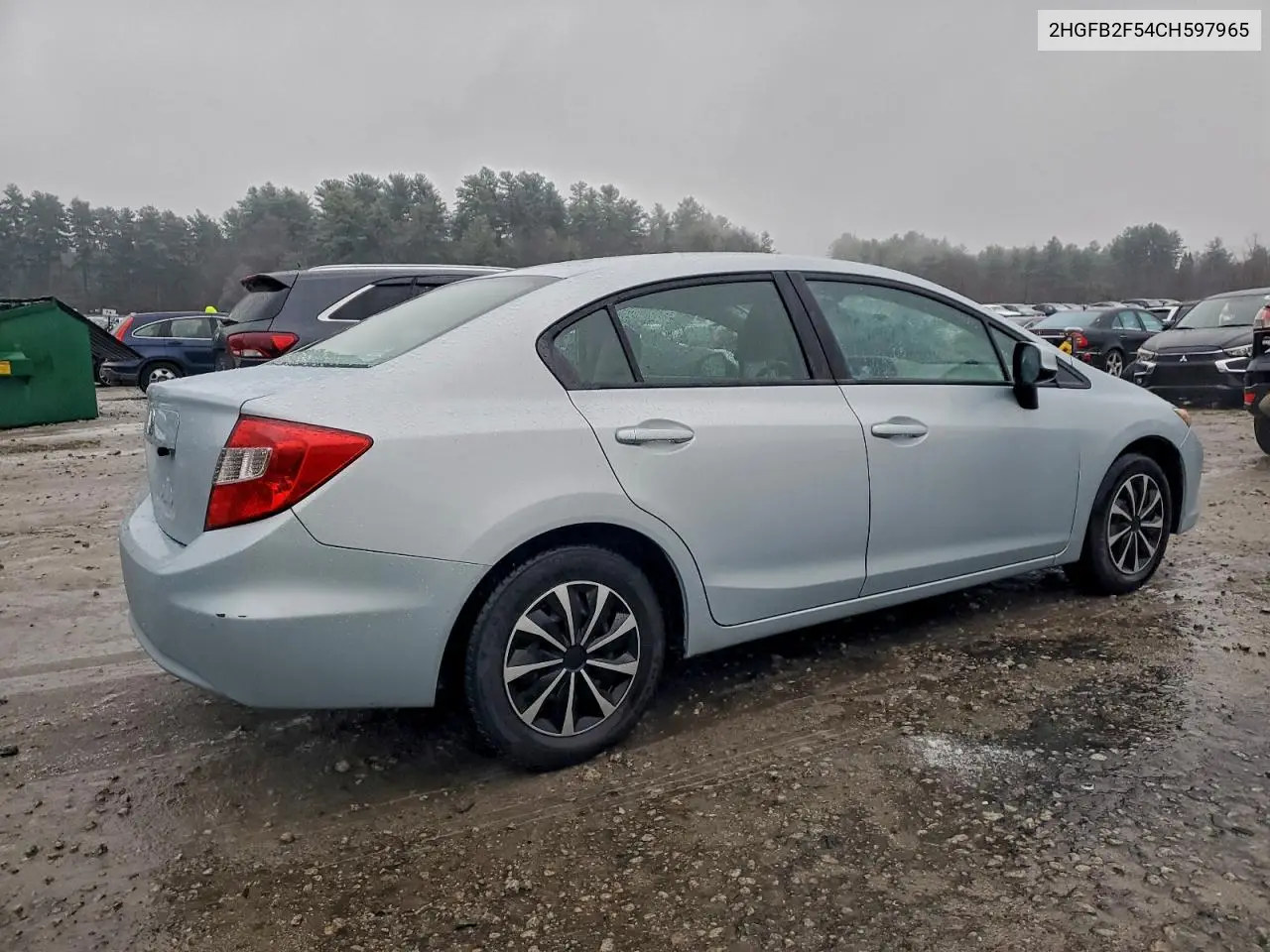 2HGFB2F54CH597965 2012 Honda Civic Lx