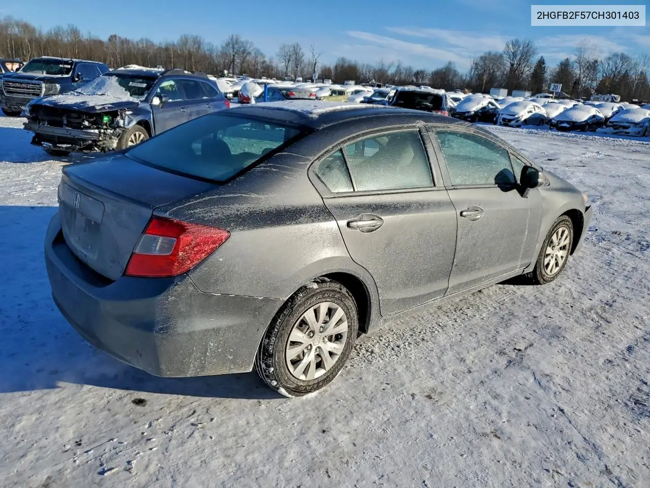 2HGFB2F57CH301403 2012 Honda Civic Lx
