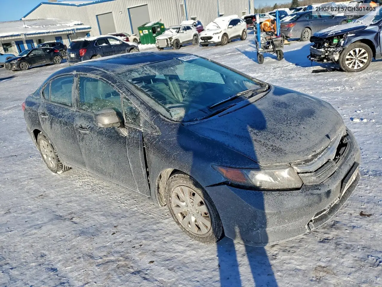 2HGFB2F57CH301403 2012 Honda Civic Lx