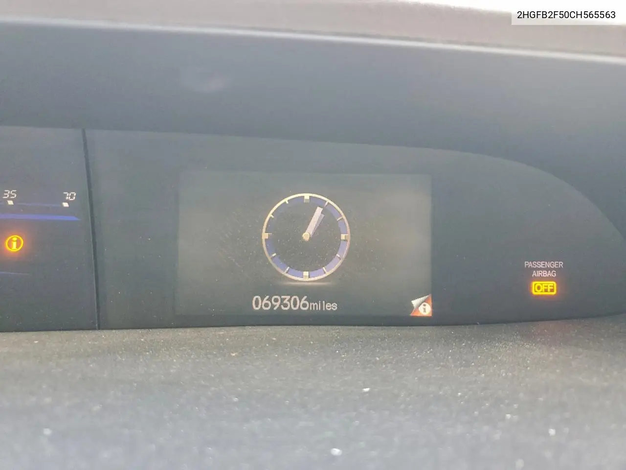 2HGFB2F50CH565563 2012 Honda Civic Lx