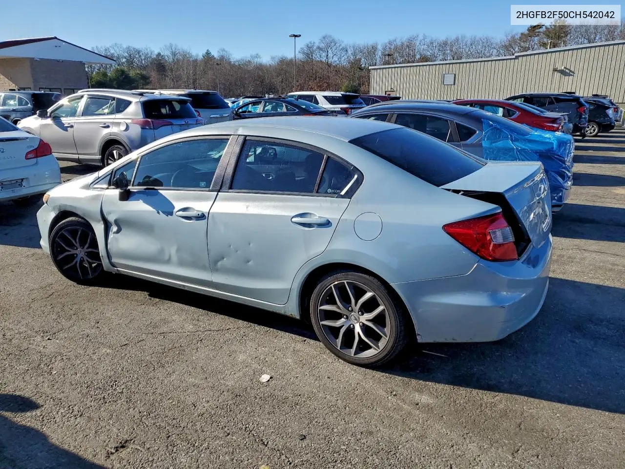 2HGFB2F50CH542042 2012 Honda Civic Lx