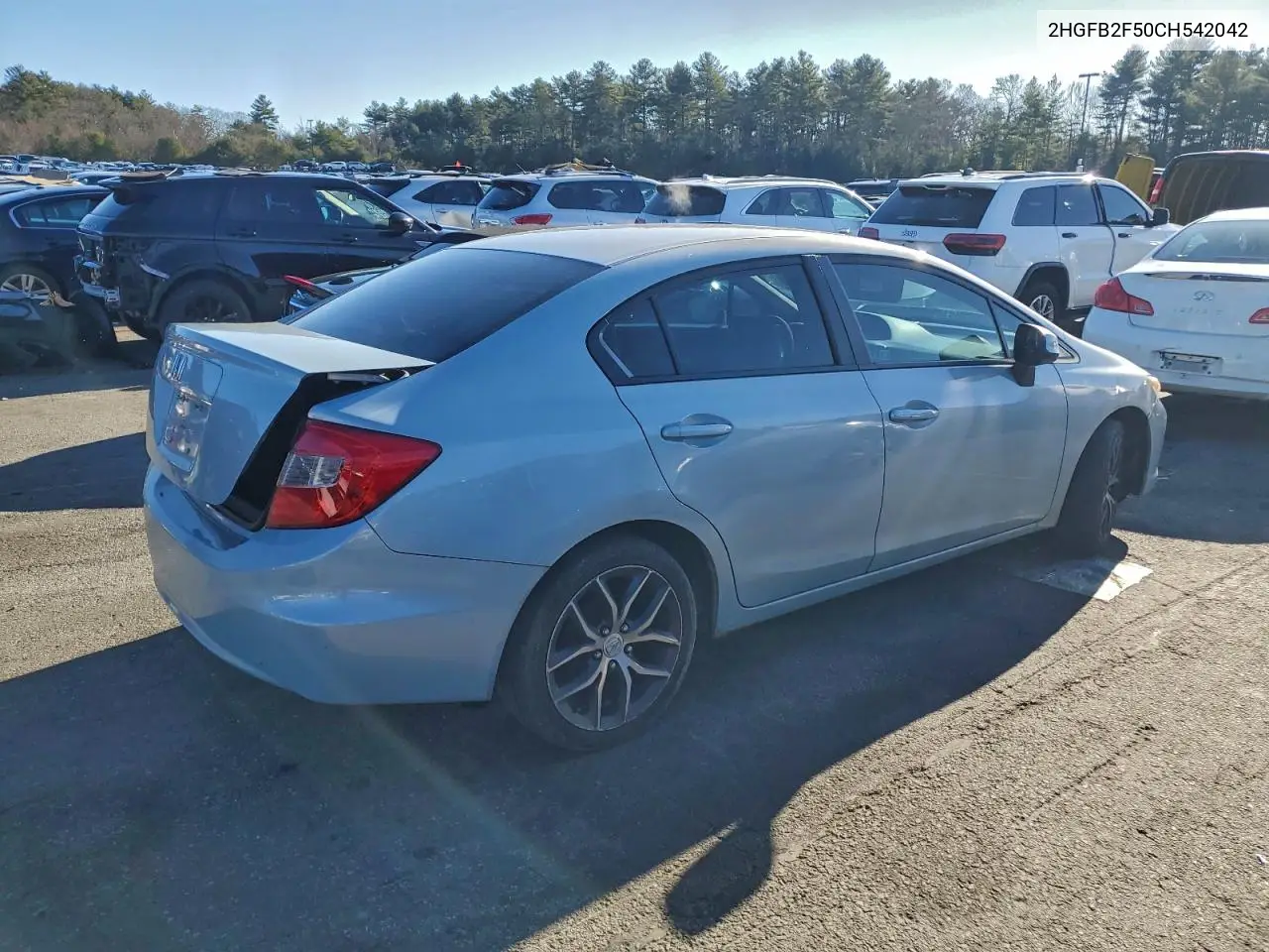 2HGFB2F50CH542042 2012 Honda Civic Lx