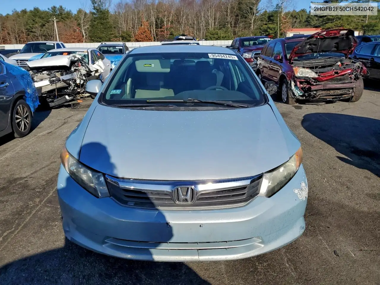 2HGFB2F50CH542042 2012 Honda Civic Lx