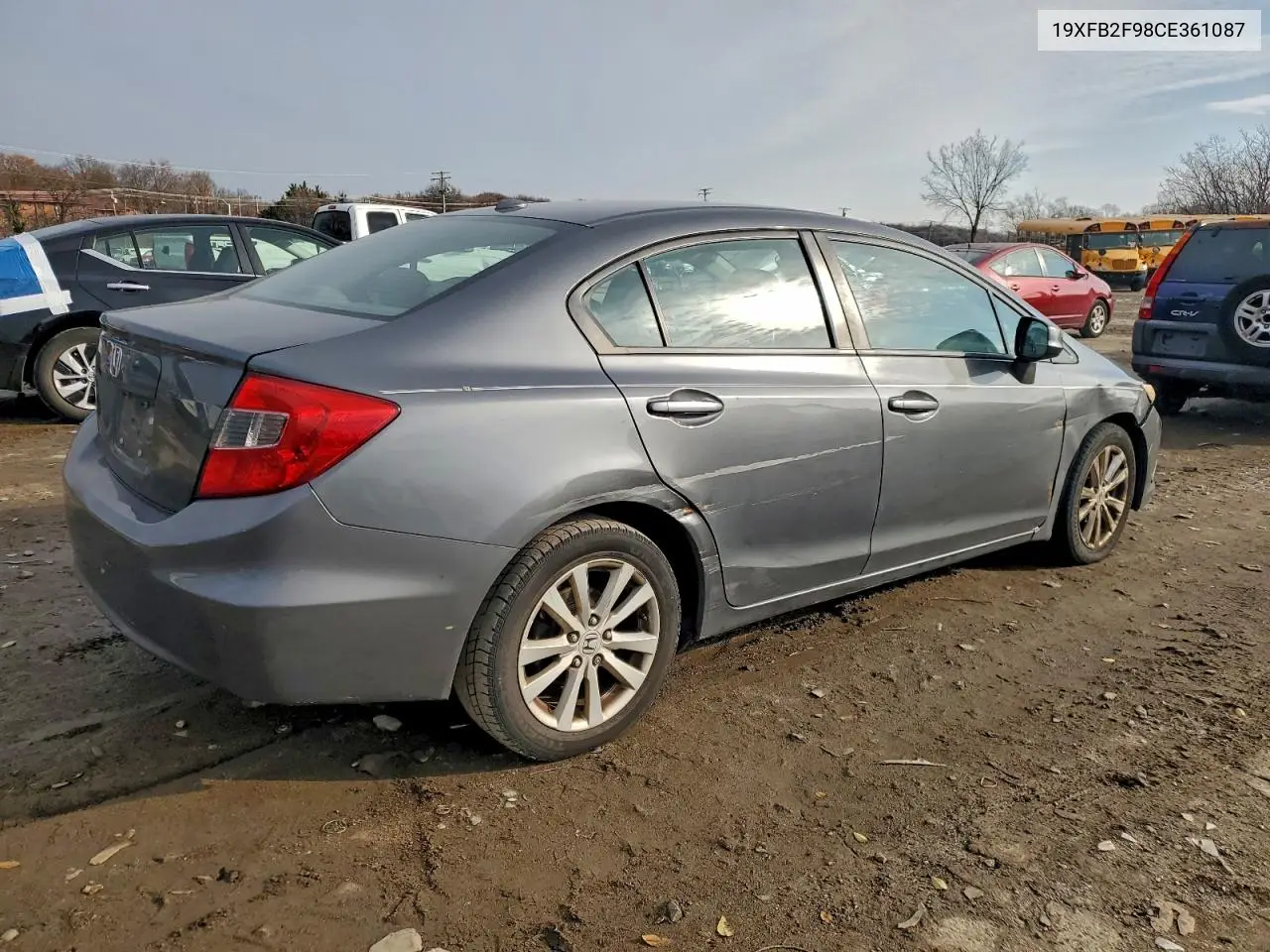 19XFB2F98CE361087 2012 Honda Civic Exl