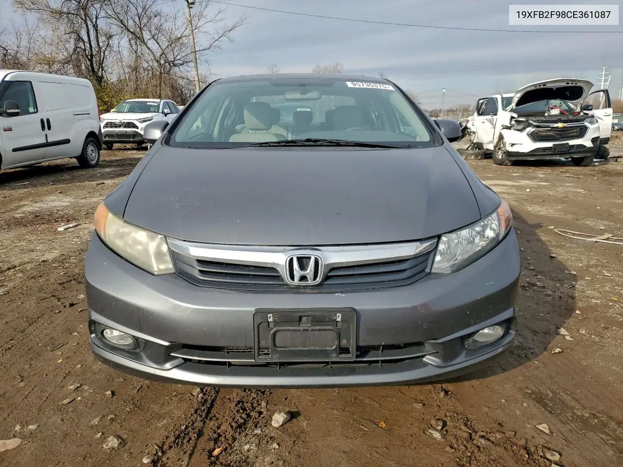 19XFB2F98CE361087 2012 Honda Civic Exl
