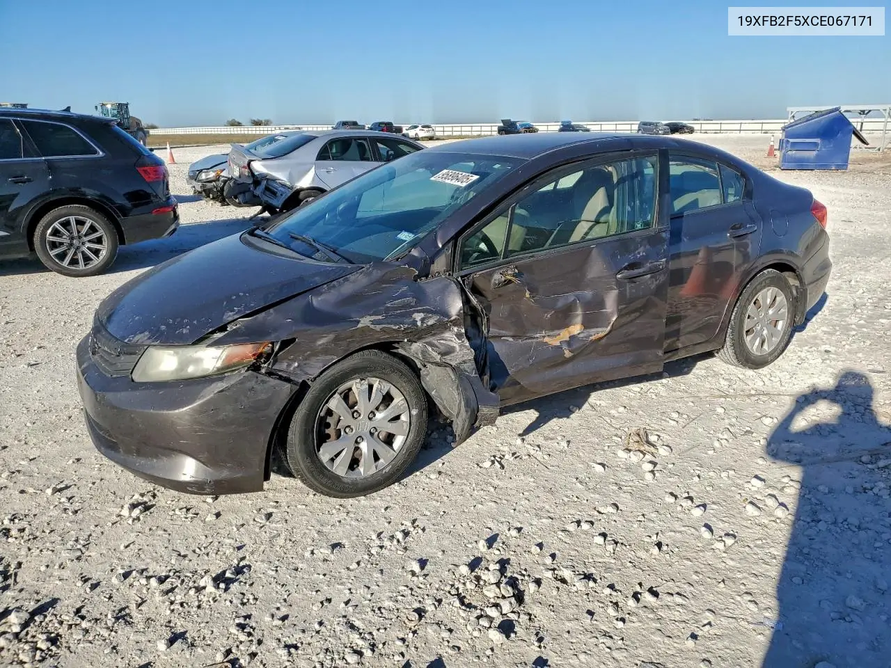 19XFB2F5XCE067171 2012 Honda Civic Lx