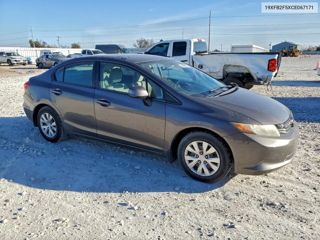 19XFB2F5XCE067171 2012 Honda Civic Lx