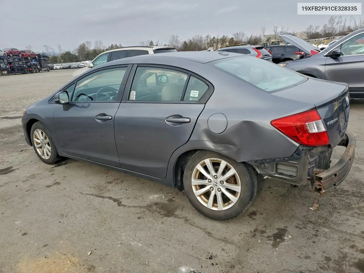 19XFB2F91CE328335 2012 Honda Civic Exl