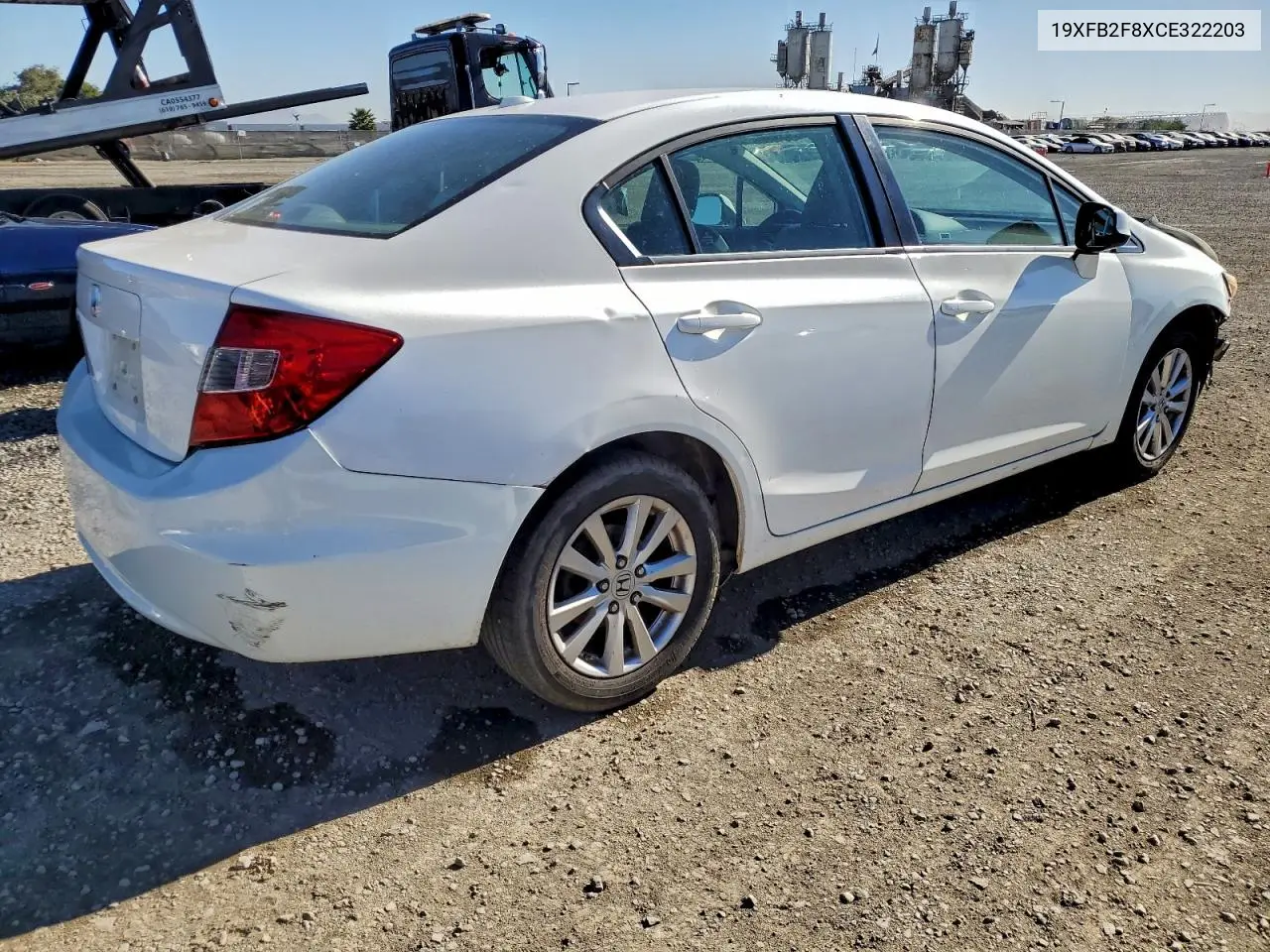 19XFB2F8XCE322203 2012 Honda Civic Ex