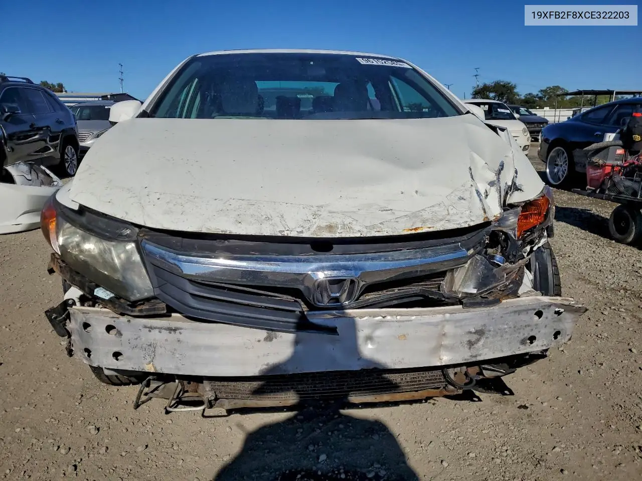 19XFB2F8XCE322203 2012 Honda Civic Ex