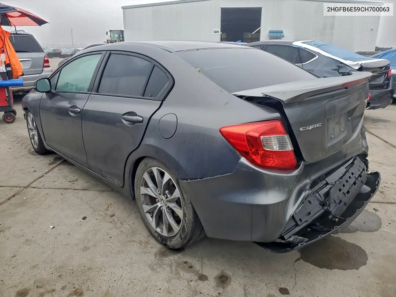 2HGFB6E59CH700063 2012 Honda Civic Si