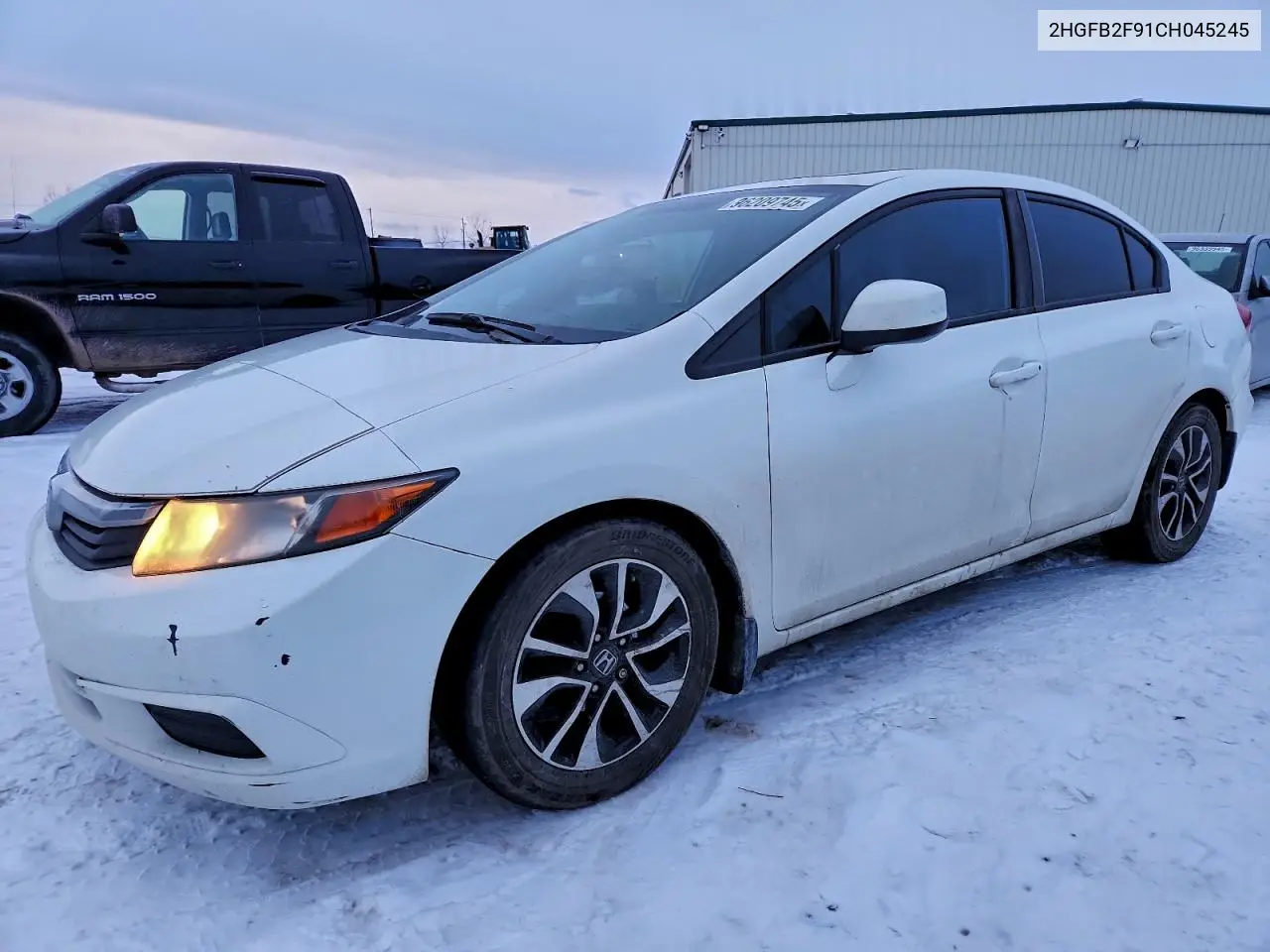 2HGFB2F91CH045245 2012 Honda Civic Exl