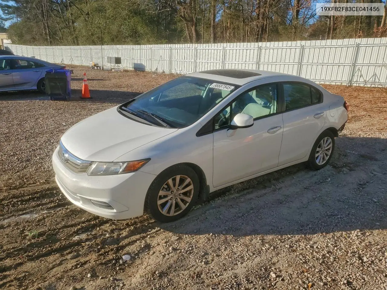 19XFB2F83CE041456 2012 Honda Civic Ex