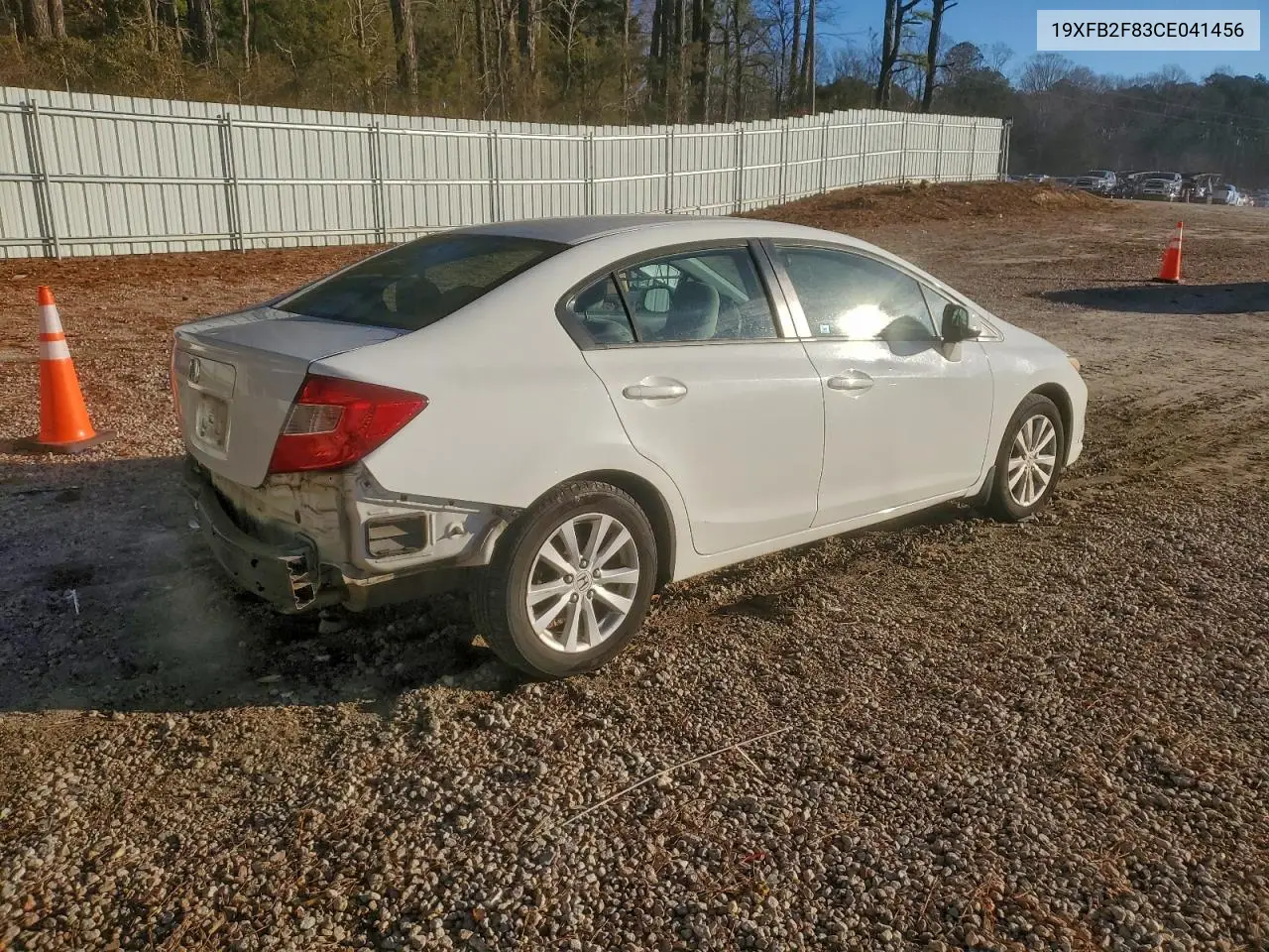19XFB2F83CE041456 2012 Honda Civic Ex