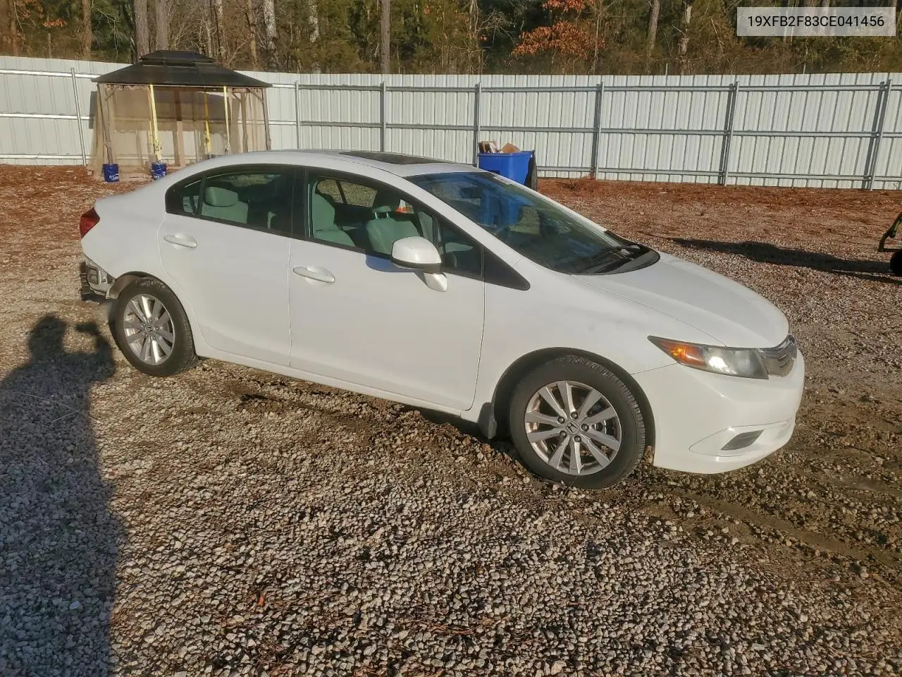 19XFB2F83CE041456 2012 Honda Civic Ex
