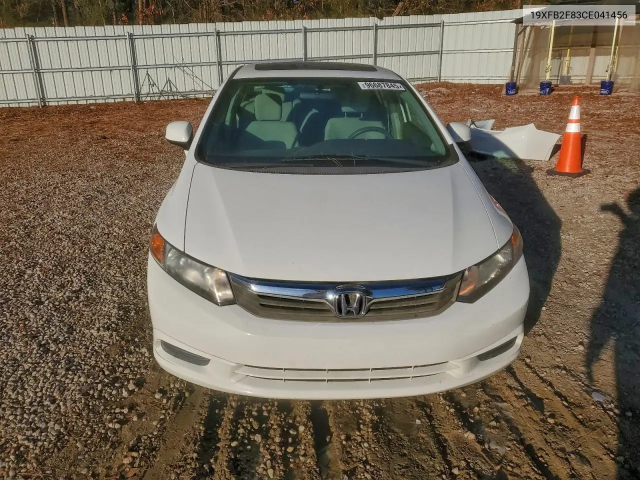 19XFB2F83CE041456 2012 Honda Civic Ex