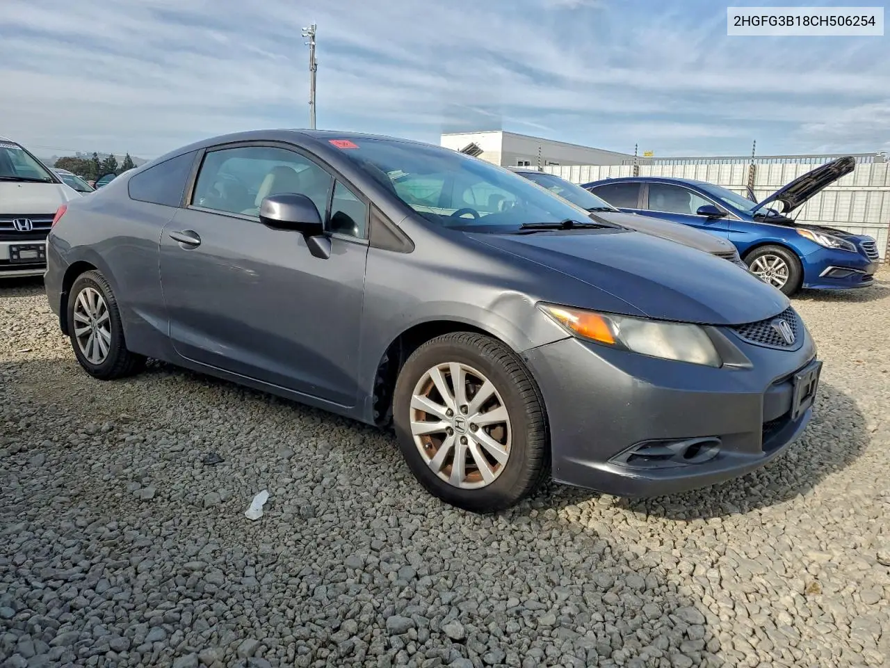 2HGFG3B18CH506254 2012 Honda Civic Exl