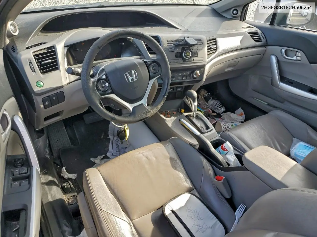 2HGFG3B18CH506254 2012 Honda Civic Exl
