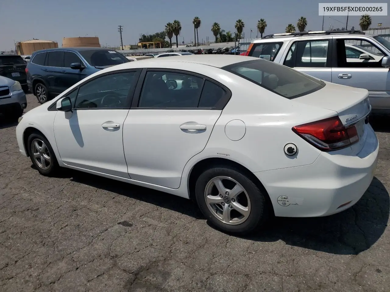 19XFB5F5XDE000265 2013 Honda Civic Natural Gas